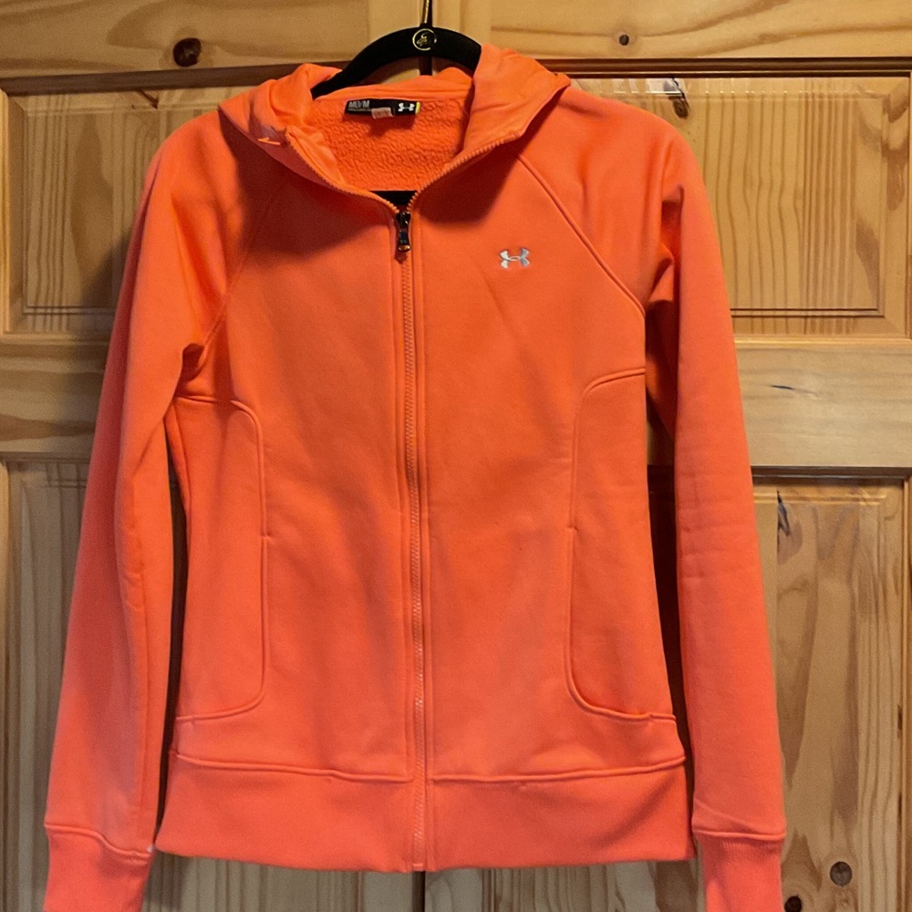 Under Armour Women's Vibrant Orange Zip-Up Jacket